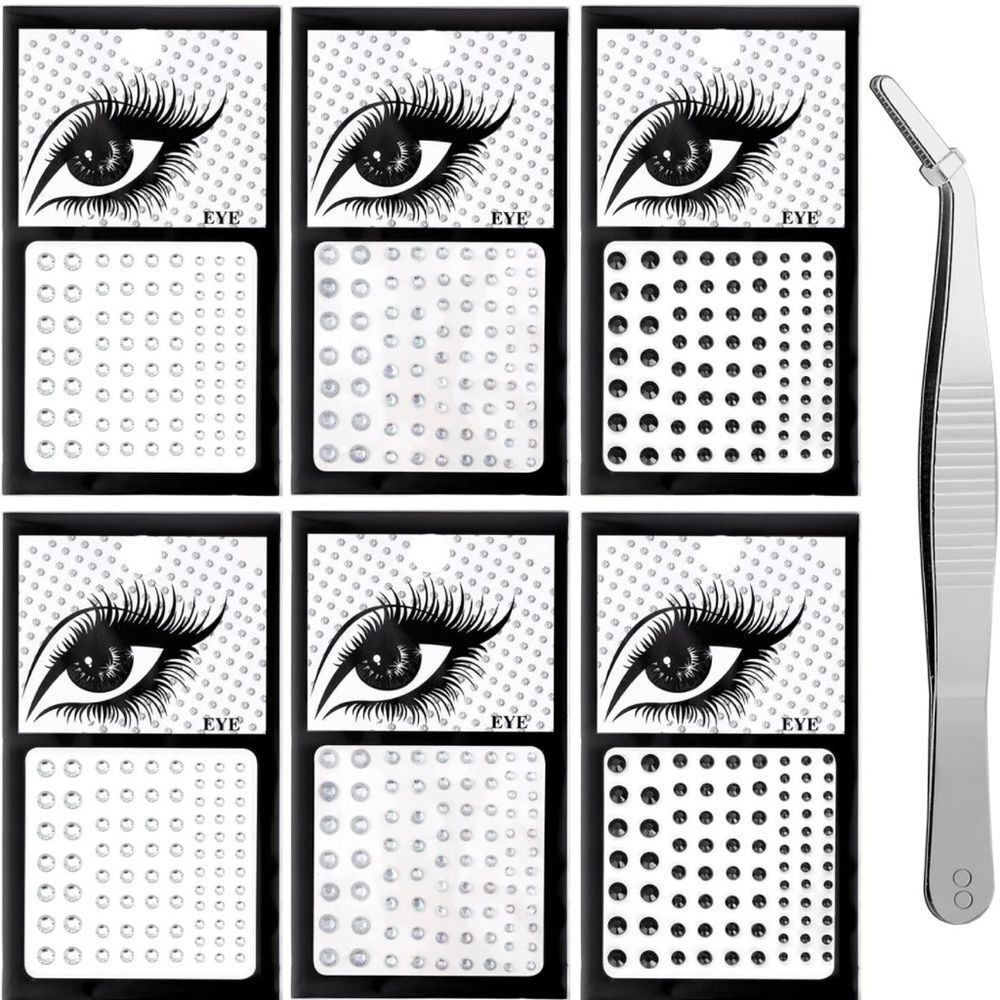 Face Gem Eye Body Jewels Crystal Self-Adhesive Rhinestone - Picture 4 of 4